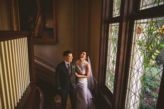 V. 

Happy wedding anniversary ashleynieman 🥂
.
.
#weddinganniversary #fiveyears  #marriedonmackinac #ryaninmamphotography #innatstonecliffe #mackinacisland #bindleandkeep #martinaliana